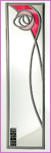 Mackintosh Single Rose Red & Frost